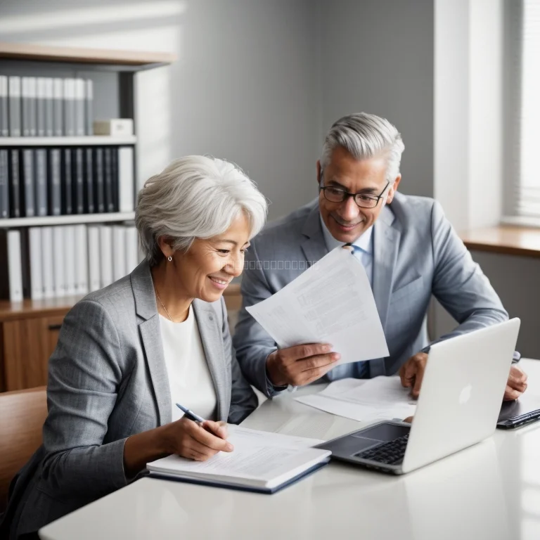 Sesión de asesoría legal en oficina de jubilalex